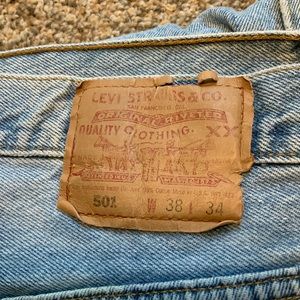 Levis 501 jeans